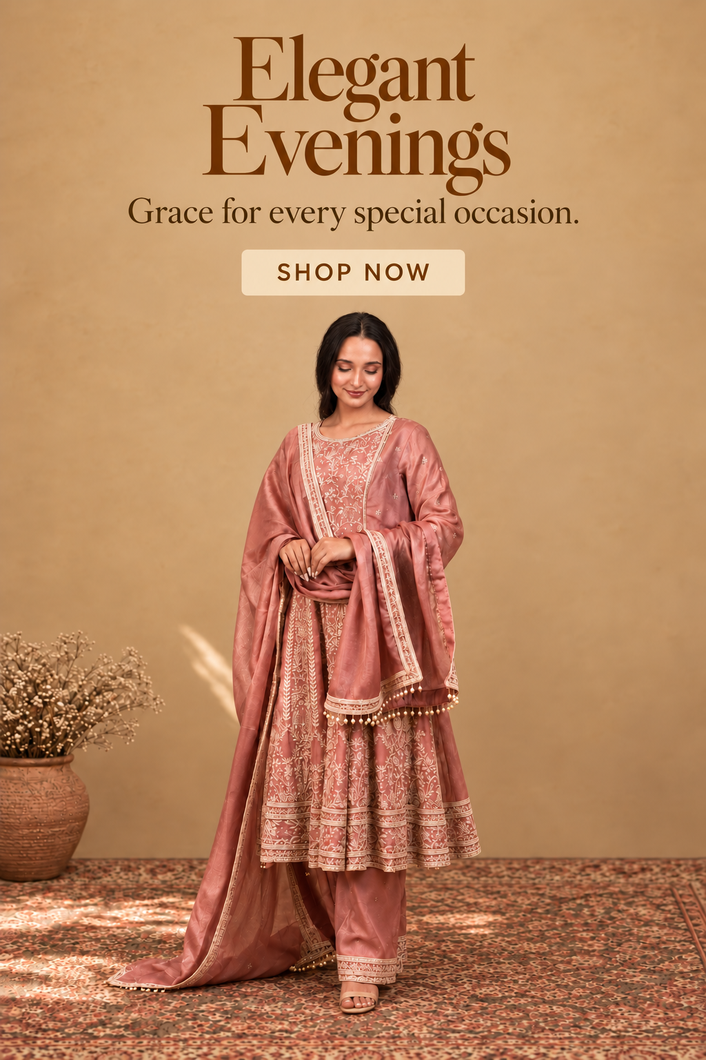 Elegant Evenings. Grace for every special occasion. Shop Now.