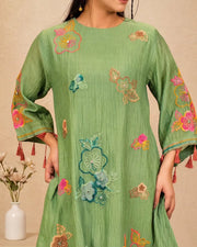 Emerald Bloom Suit Set