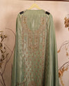 Mint Ornamental Front Panel Suit Design